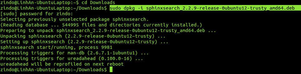 install Sphinxsearch on Ubuntu 14.04